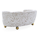 Jonathan Adler Parker Abstract Curved Sofa