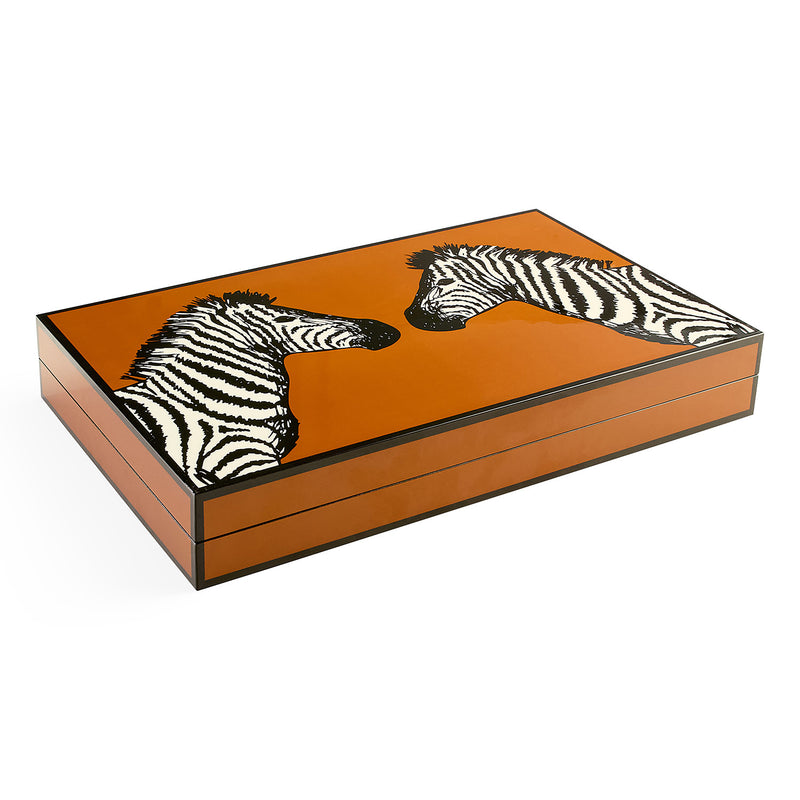 Jonathan Adler Zebra Backgammon Set