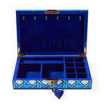 Jonathan Adler Basketweave Lacquer Jewelry Box