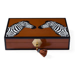 Jonathan Adler Zebra Lacquer Jewelry Box