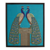 Jonathan Adler Peacock Beaded Artwork