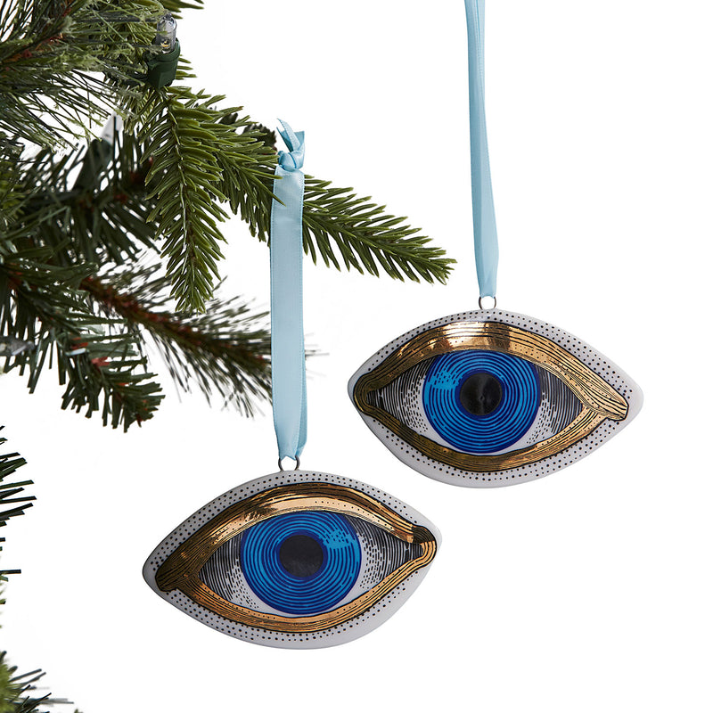 Jonathan Adler Eye Ornament Set of 2