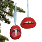 Jonathan Adler Lips Ornament