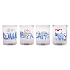 Jonathan Adler Jet Set Glassware Set of 4