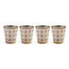 Jonathan Adler Basketweave Glassware Set of 4