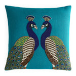 Jonathan Adler Peacock Beaded Pillow