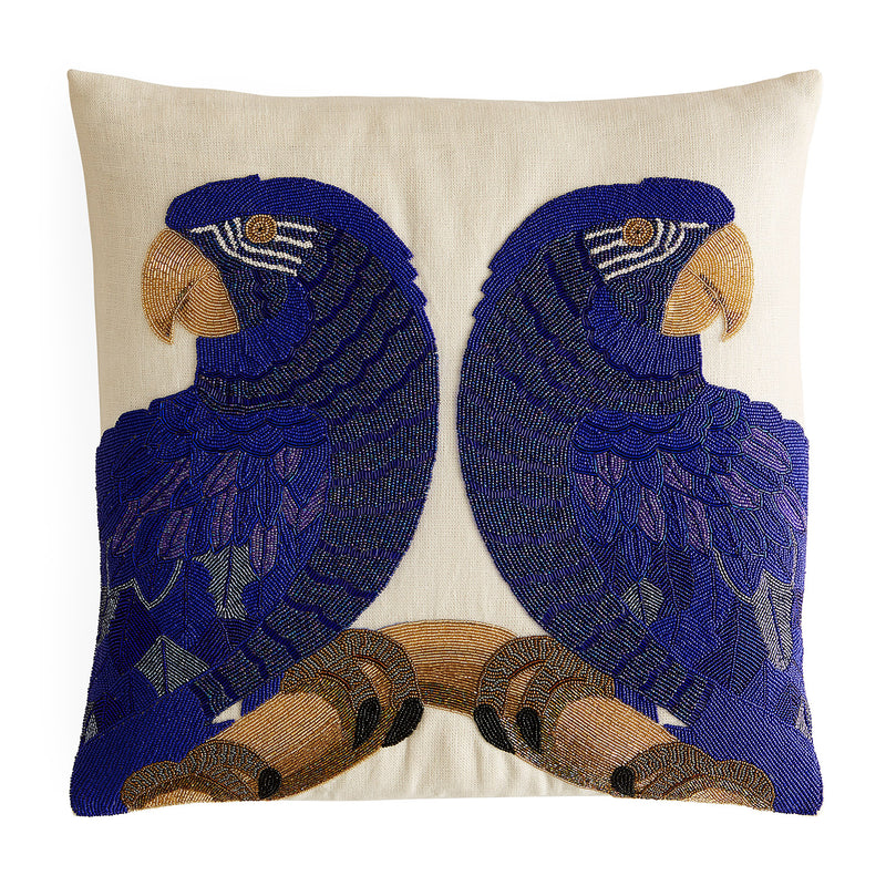 Jonathan Adler Macaw Beaded Pillow