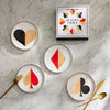 Jonathan Adler Dealer's Choice Canapé Plate Set of 4