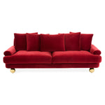 Jonathan Adler Greenwich Claret Sofa