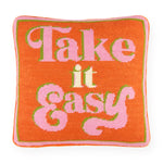 Jonathan Adler Take It Easy Needlepoint Pillow