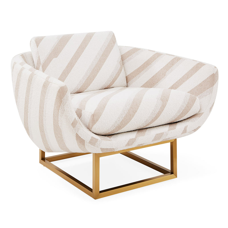 Jonathan Adler Beaumont Diagonal Lounge Chair