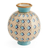 Jonathan Adler Basketweave Round Vase