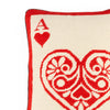 Jonathan Adler Ace of Hearts Needlepoint Pillow