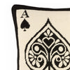 Jonathan Adler Ace of Spades Needlepoint Pillow