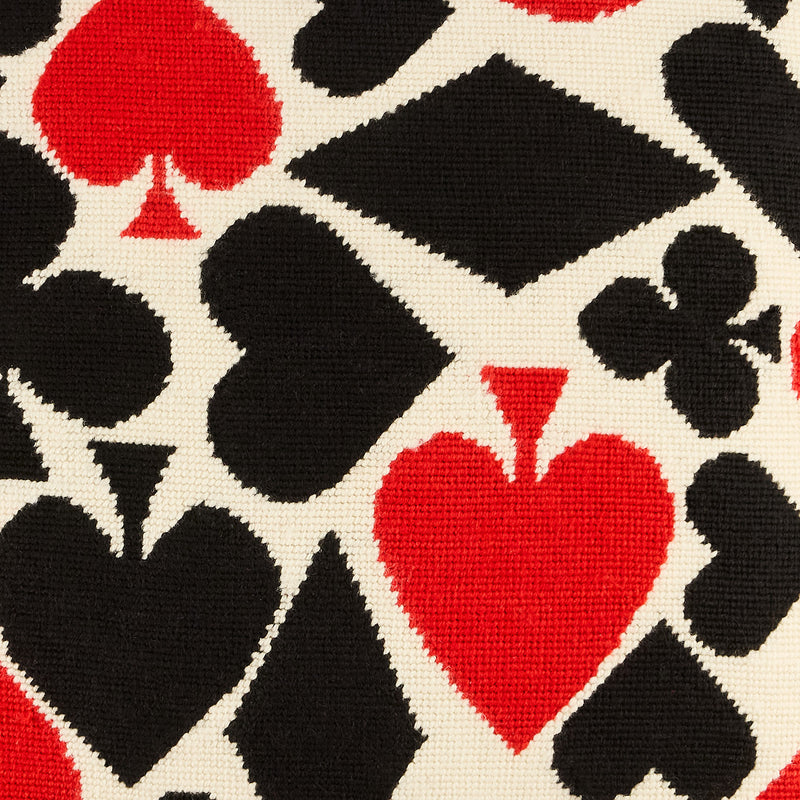 Jonathan Adler Full Deck Needlepoint Pillow