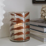 Copper Leaves Votive Set of 2