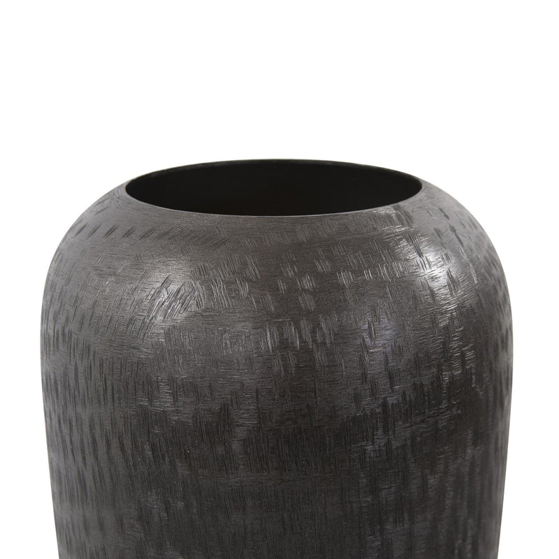 Etched Crossways Classic Torpedo Small Vase