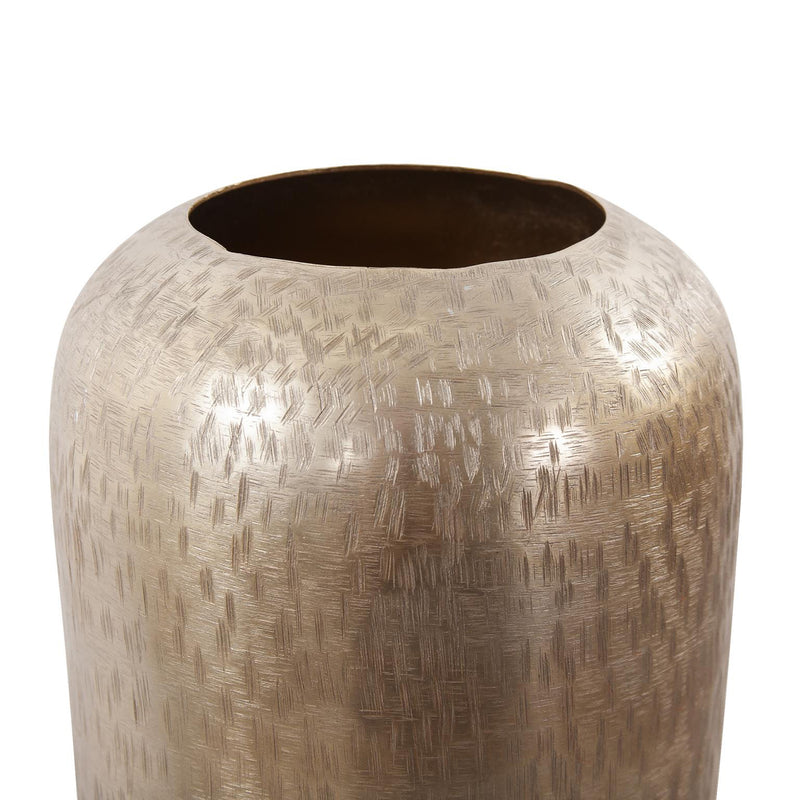 Etched Crossways Classic Torpedo Large Vase