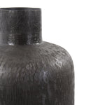 Etched Crossways Neck Bottle Vase