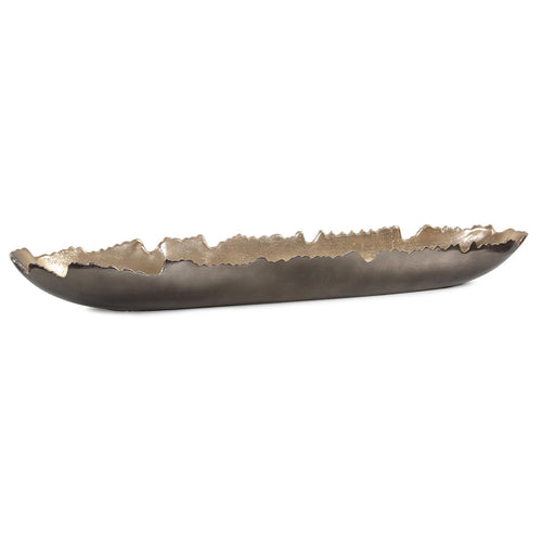 Baniff Jagged Edged Shallow Oval Bowl