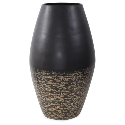 Golden Thread Large Cask Vase