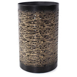 Golden Thread Cylindrical Medium Candle Holder