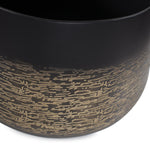 Golden Thread Wide Mouth Vessel