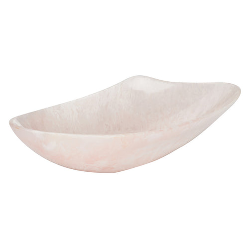 Chelsea House Bucolic Pink Oval Bowl