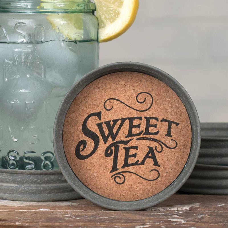 Mason Jar Lid Coaster Set of 4