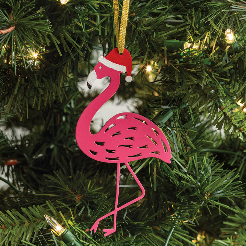 Flamingo Ornament Set of 4