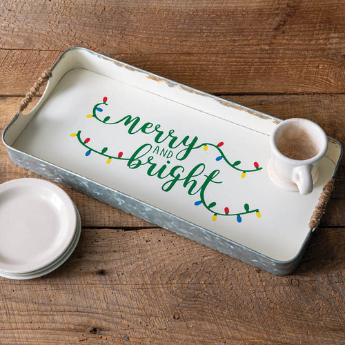 Merry and Bright Serving Tray