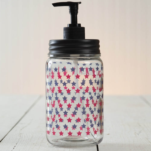 Patriotic Stars Soap Dispenser