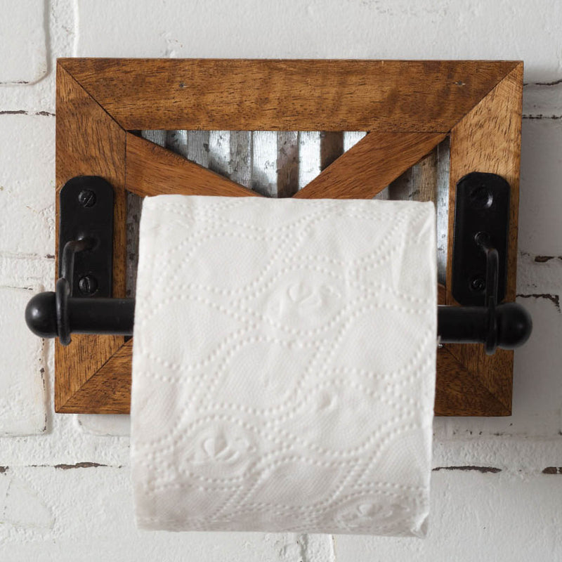 Barn Door Toilet Paper Holder