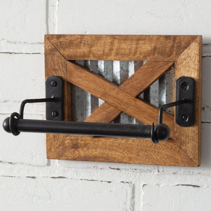 Barn Door Toilet Paper Holder