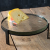 Blocked Glass Dessert Stand