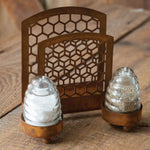 Honey Hive Salt Pepper and Napkin Holder