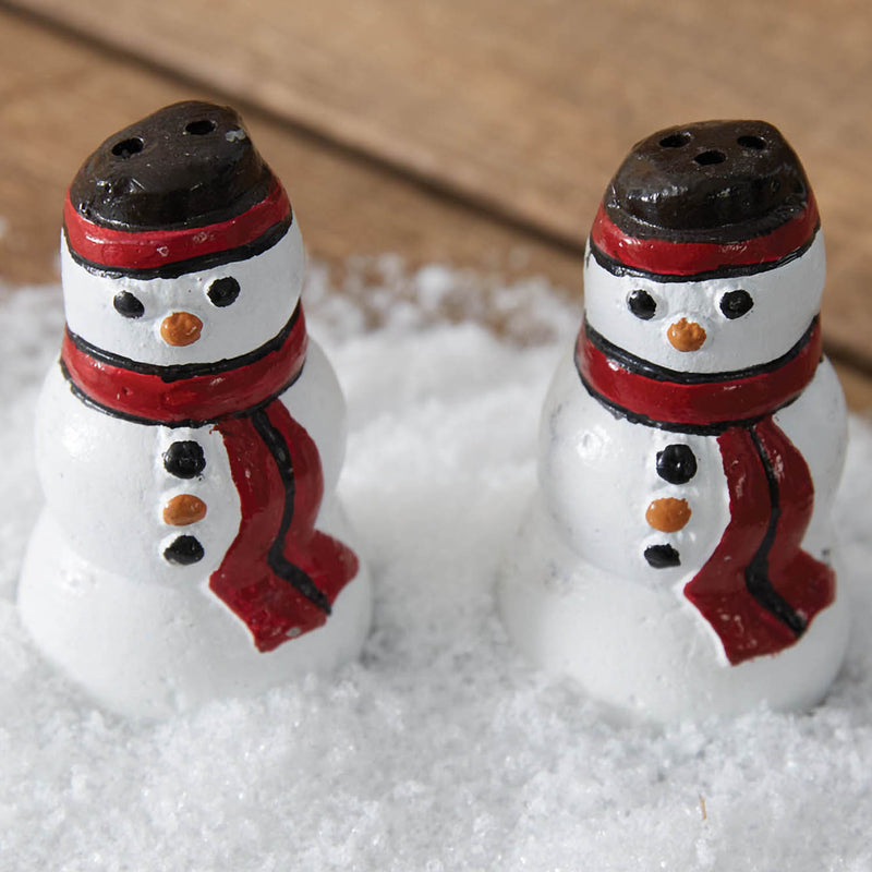 Frosty Snowmen Salt & Pepper Shakers