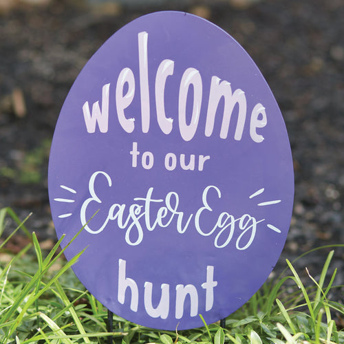 Easter Egg Hunt Garden Stake