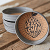 Mason Jar Lid Coaster Set of 4