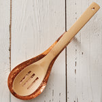 Stamped Copper Spoon Rest