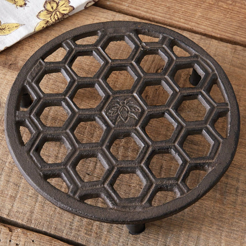 Honeycomb Cast Iron Trivet