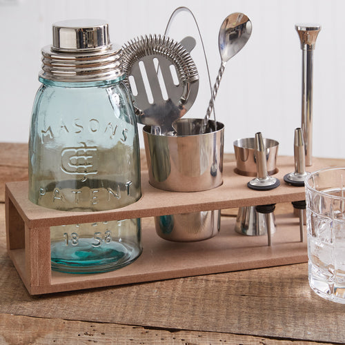 Mason Jar Bar Set