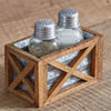 Barn Door Salt and Pepper Holder