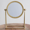 Mini Gold Tabletop Mirror