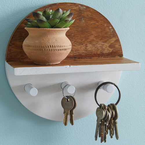 Dip-Dyed Key Organizer Shelf