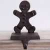 Cast Iron Gingerbread Stocking Holder