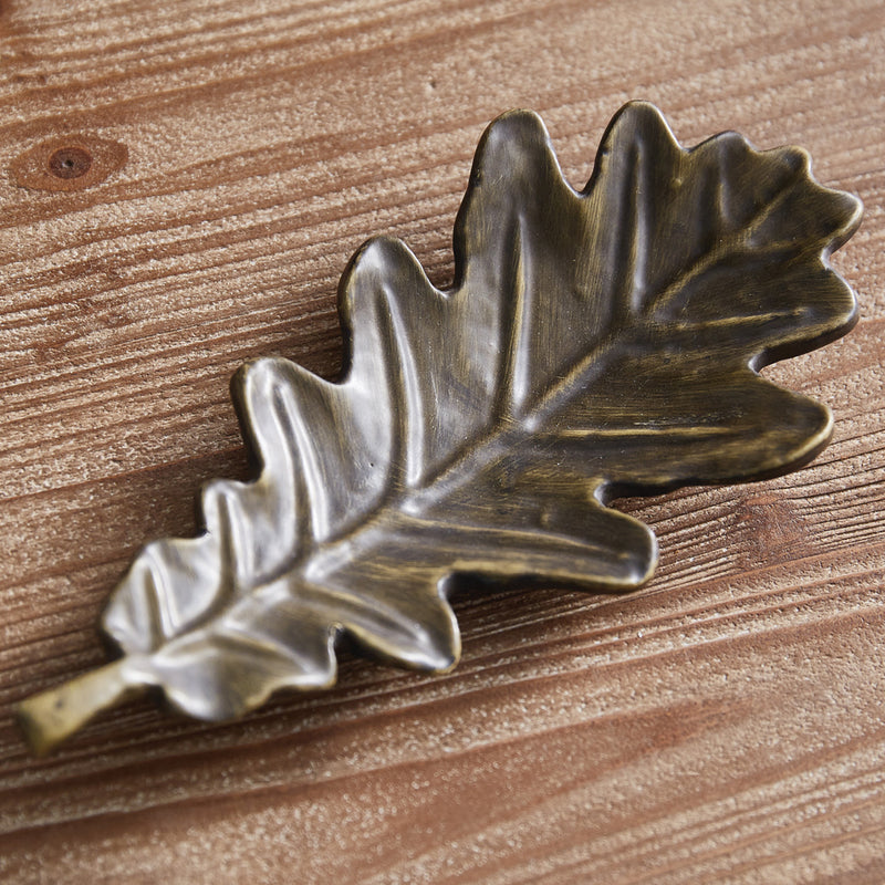 Oak Leaf Trinket Dish Set of 2