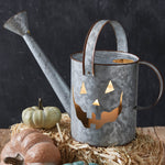 Jack-O-Lantern Watering Can Candleholder