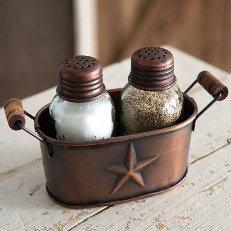 Western Star Salt and Pepper Holder