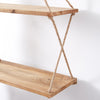 Two-Tiered Boho Hanging Shelf